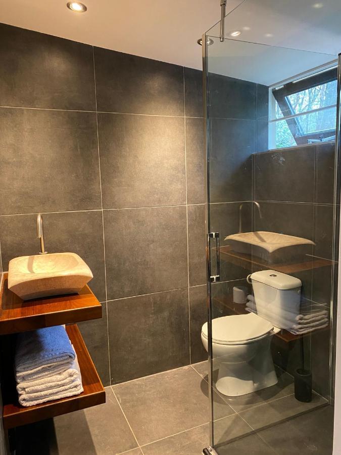 Ecolodge Bergzicht De Specht Luxe Boshuis Barchem ภายนอก รูปภาพ